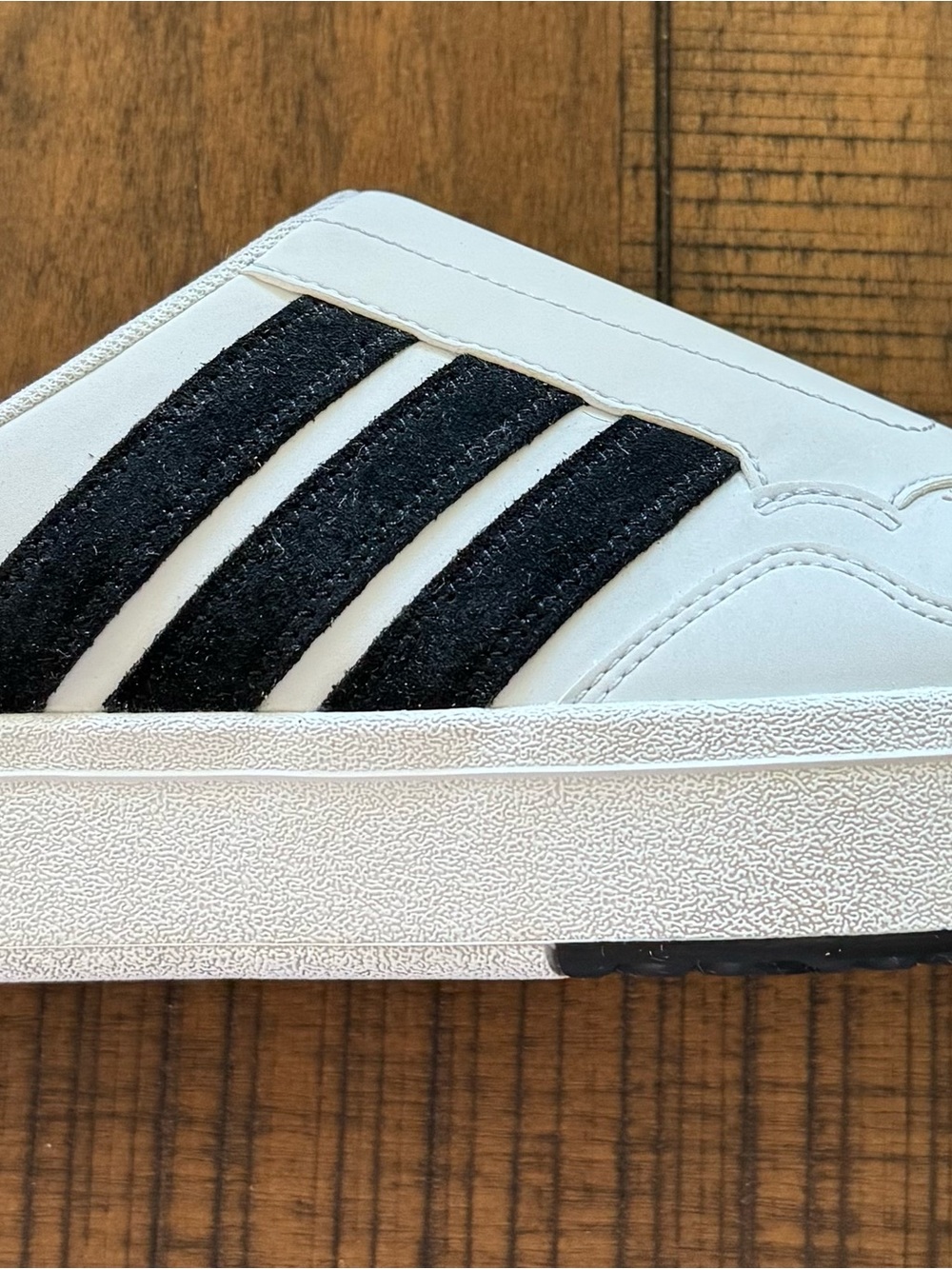 Adidas Hoops 4.0 Mule Crystal White Sneakers Size 8.5 - Picture 6 of 13